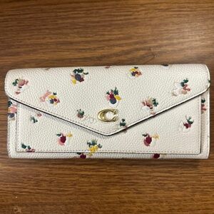 Coach WYN Wallet with Paint Dab Floral